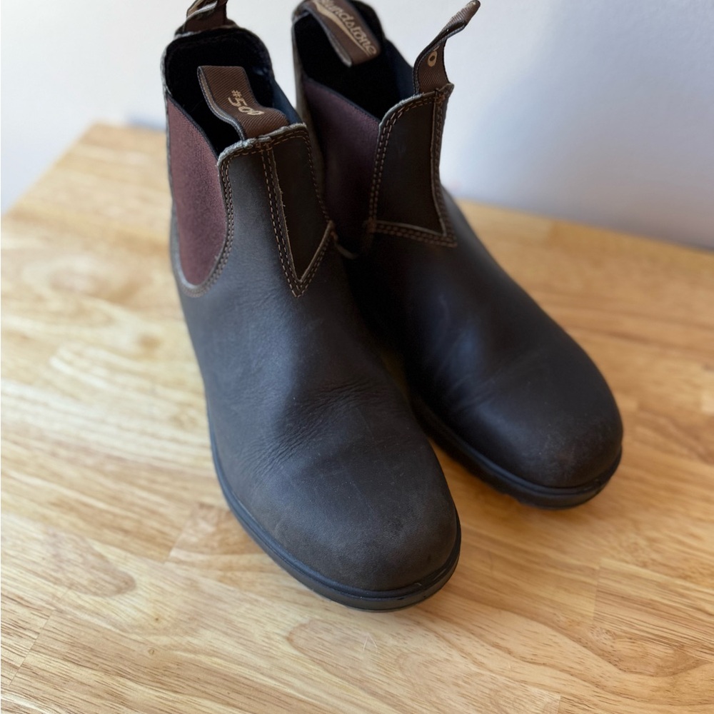 Blundstone Brown Leather Chelsea Boots